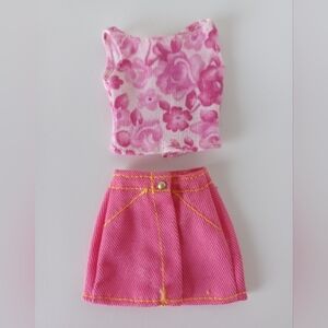 Vintage Barbie Tank Top And Skirt